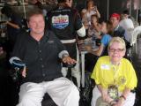 Sam Schmidt and Ms. Wheelchair Iowa pageant coordinator Judy Hoit
